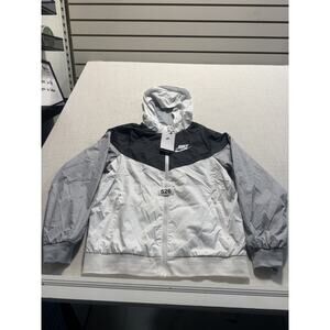 Nike Swoosh Pullover Kids Sz L Gray Brand‎ New